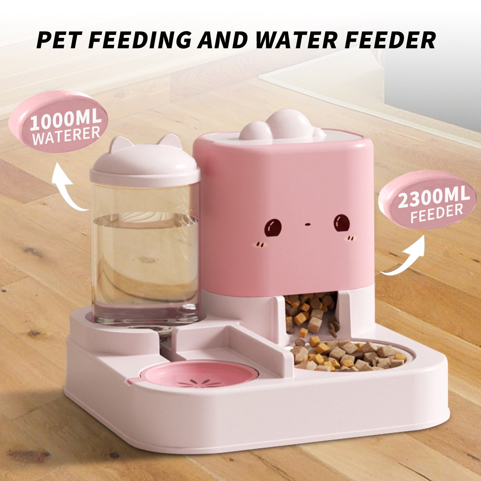 Cartoon Pet Water & Food Dispenser image 4