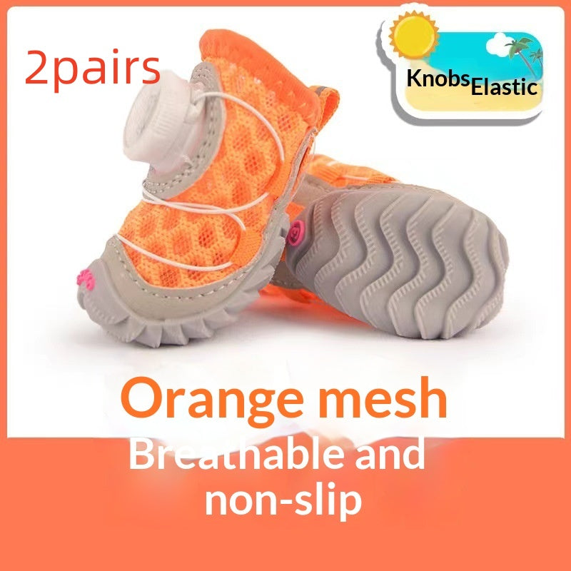 Soft Bottom Dog Shoes - 4pcs image 16
