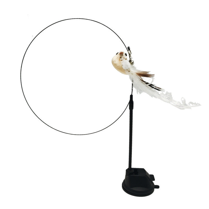 Steel Wire Feather Cat Teaser Wand image 15