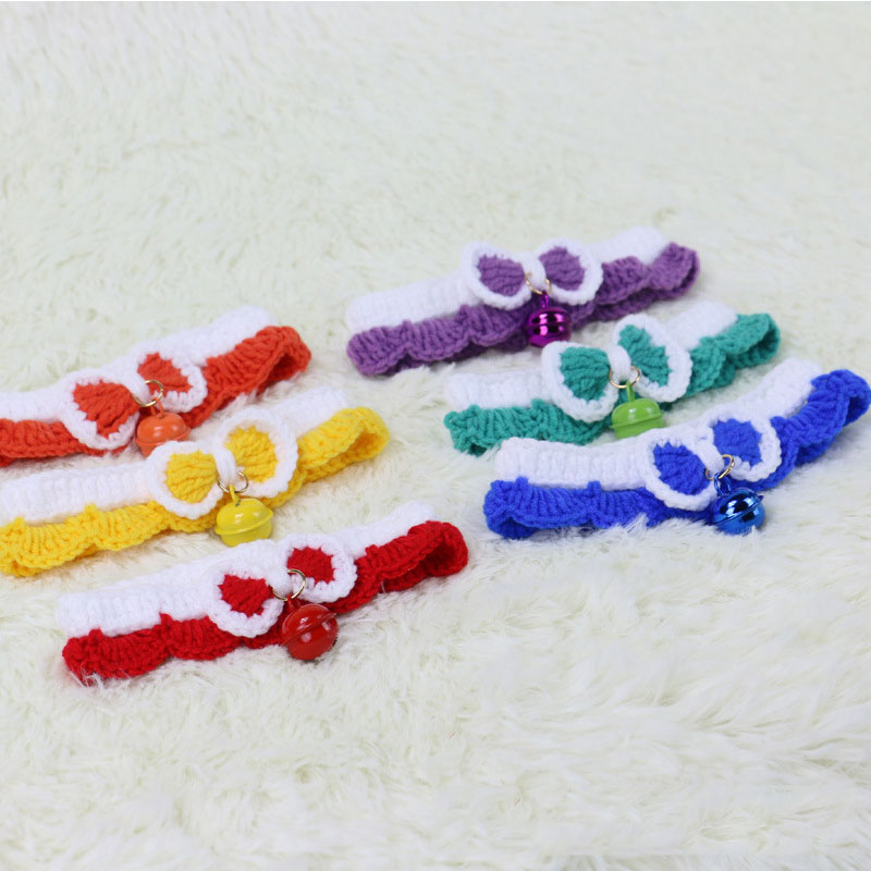 Pet Cat Collar Small Dog Jewelry Bow image 2