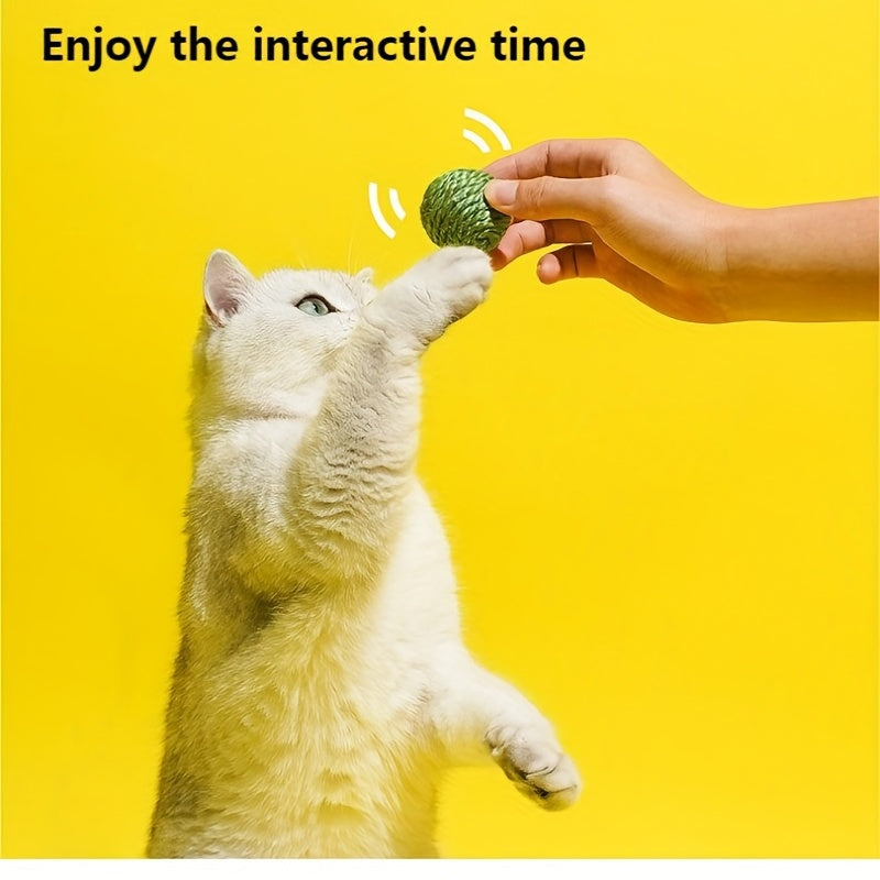 Pet Toys Bite Resistant Sisal Toy Ball Pea-pod Toy Cat Toy Storage Cat Self Hi Toy Pet Supplies image 5