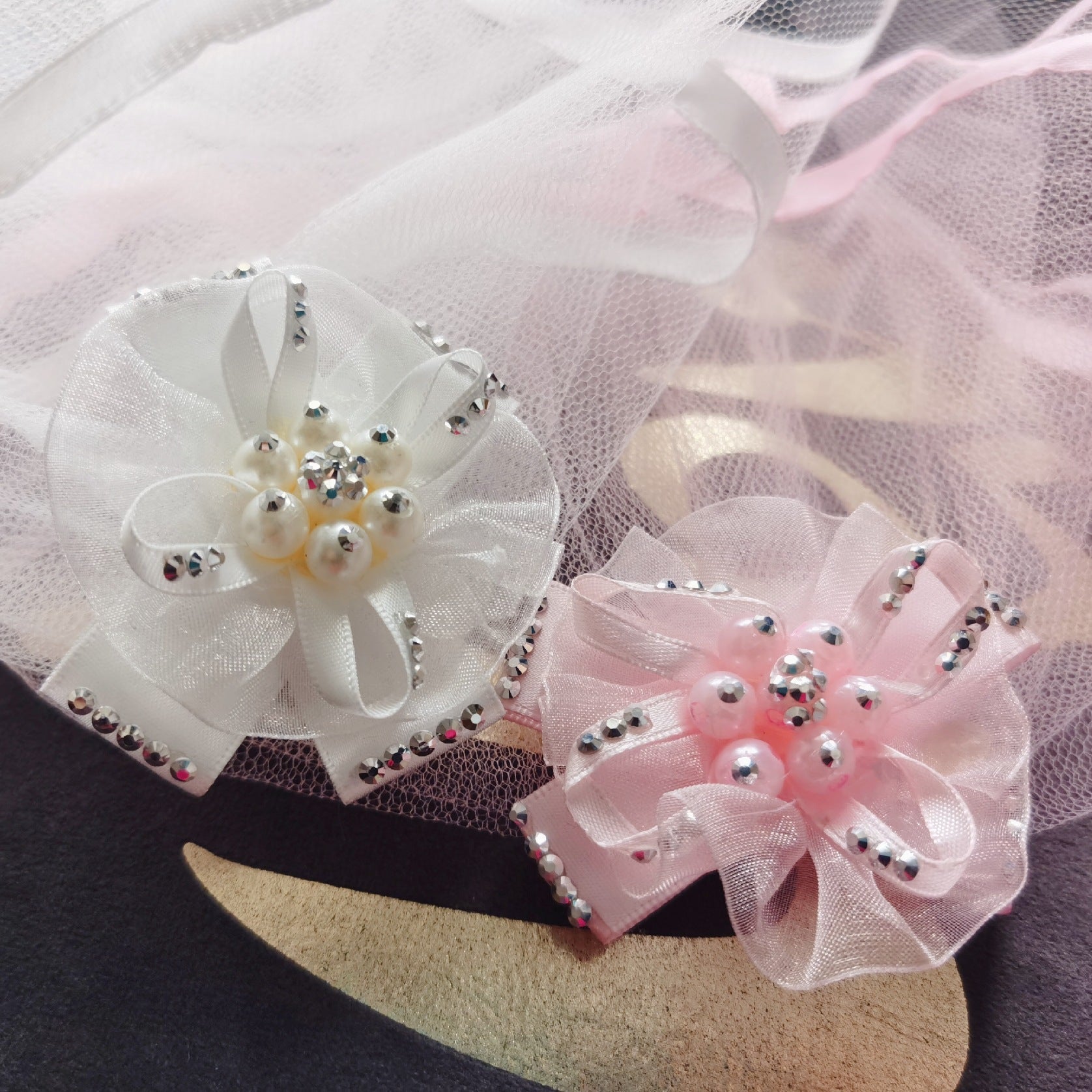 Pahnli Favorite Pet Dog Supplies Accessory Headdress Jewelry Hairpin Bow Lace image 5