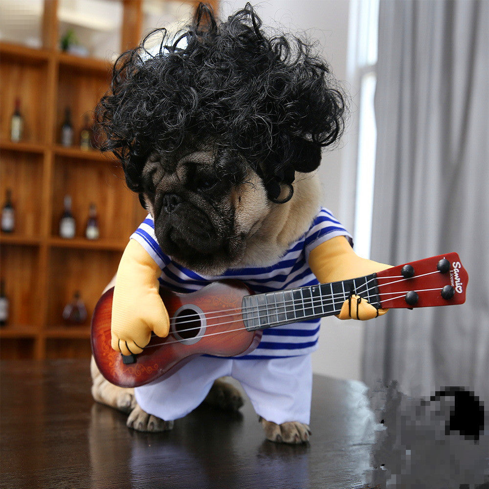 Pet dog guitarist dress image 3