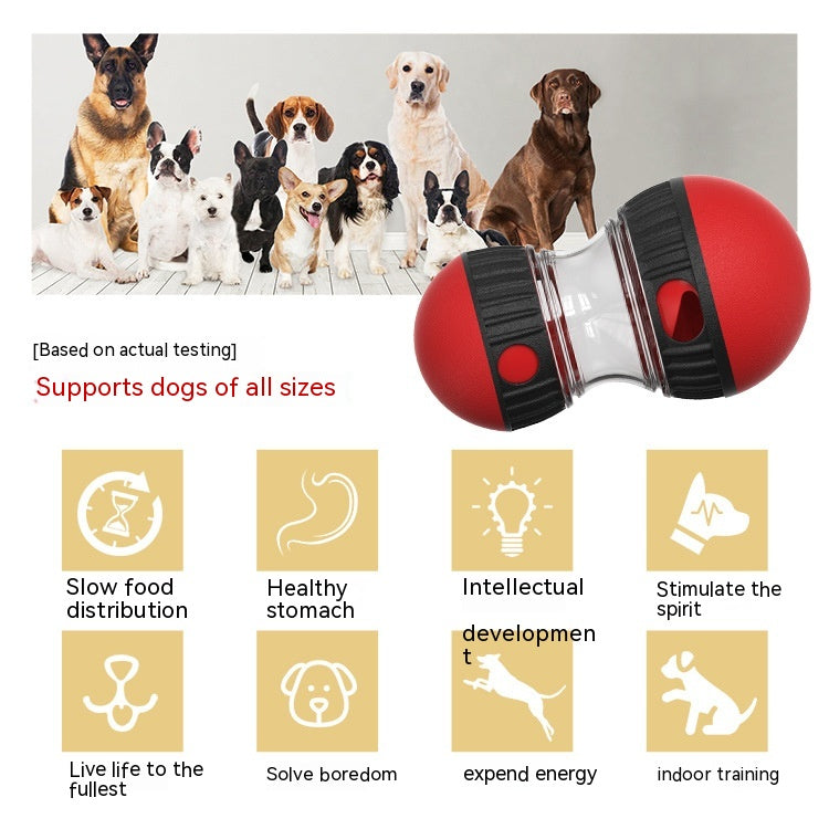 Food Dispensing Dog Toy Tumbler Leaky Food Ball Puzzle Toys Interactive Slowly Feeding Protect Stomach Increase Intelligence Pets Toy Pet Products image 5
