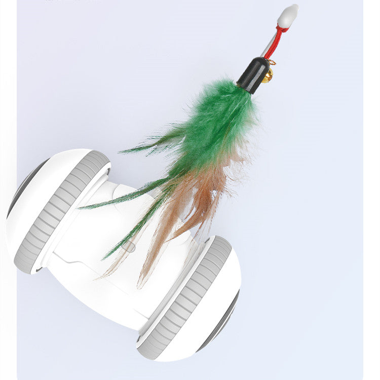 Interactive Cat Toy With Interchangeable Heads  Pet Feather Toys image 8
