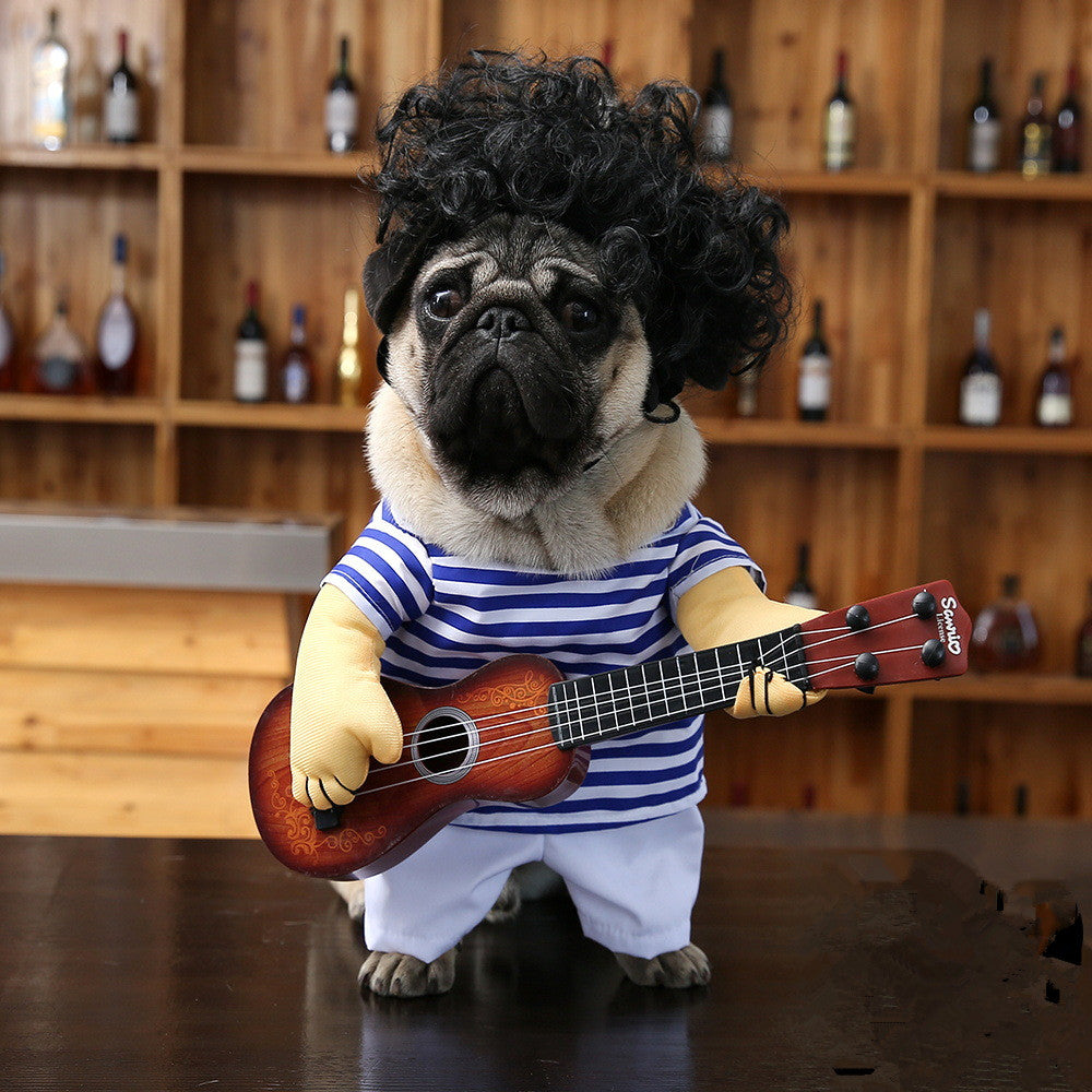 Pet dog guitarist dress image 2