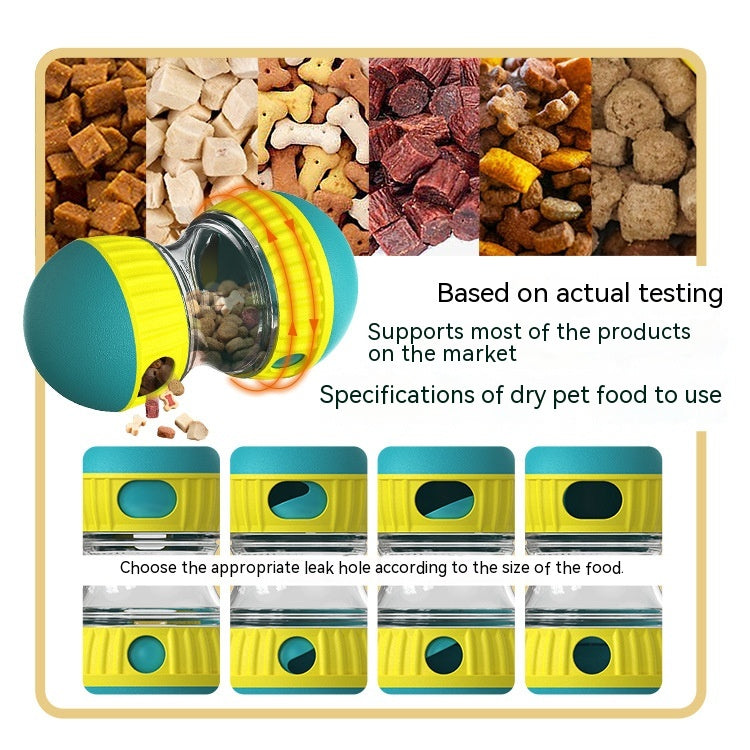Food Dispensing Dog Toy Tumbler Leaky Food Ball Puzzle Toys Interactive Slowly Feeding Protect Stomach Increase Intelligence Pets Toy Pet Products image 3
