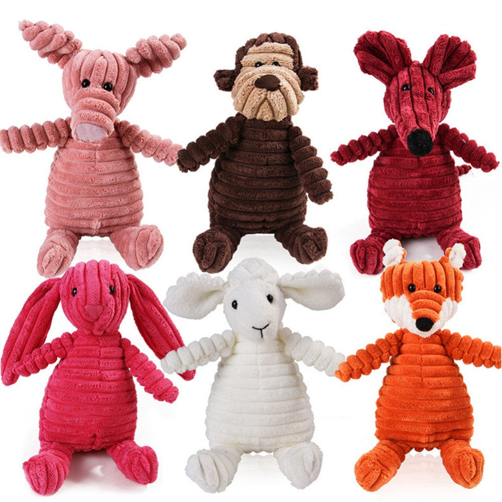Vocal Animal Plush for Pet Dog Molar Teeth Cleaning Training image 1
