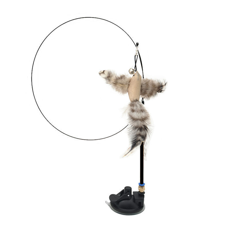 Steel Wire Feather Cat Teaser Wand image 8