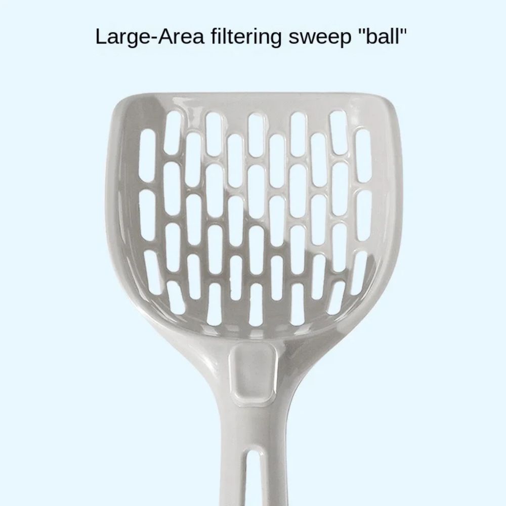 Cat Litter Scoop Plastic Cat Litter Shovel With Base Self Cleaning Cat Litter Box Shovel Kitten Toilet Clean Tools Cat Supplies image 4