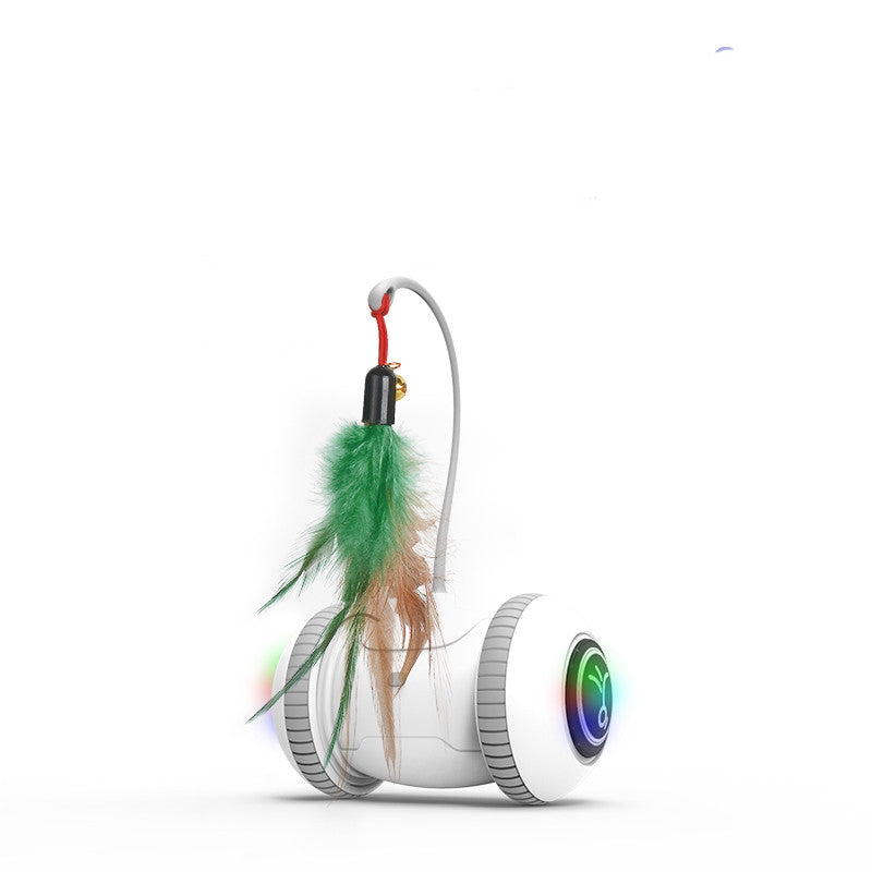 Interactive Cat Toy With Interchangeable Heads  Pet Feather Toys image 7