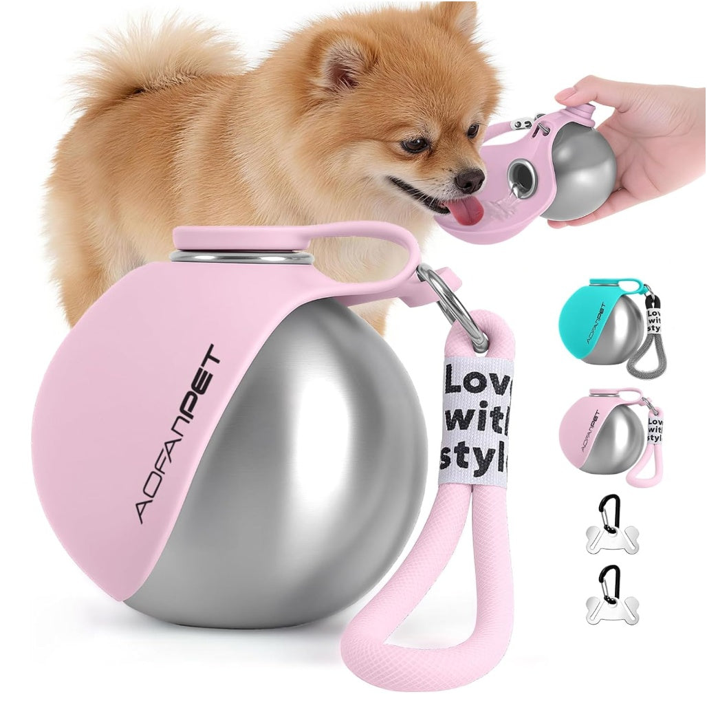 Portable Stainless Steel Pet Water Bottle image 1