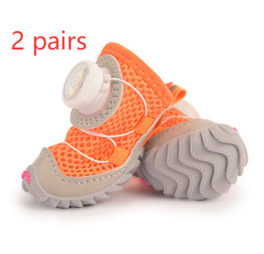 Soft Bottom Dog Shoes - 4pcs image 14