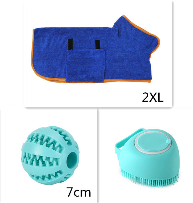 Silicone Pet Bath Massage Gloves - Set1 / Heartshaped
