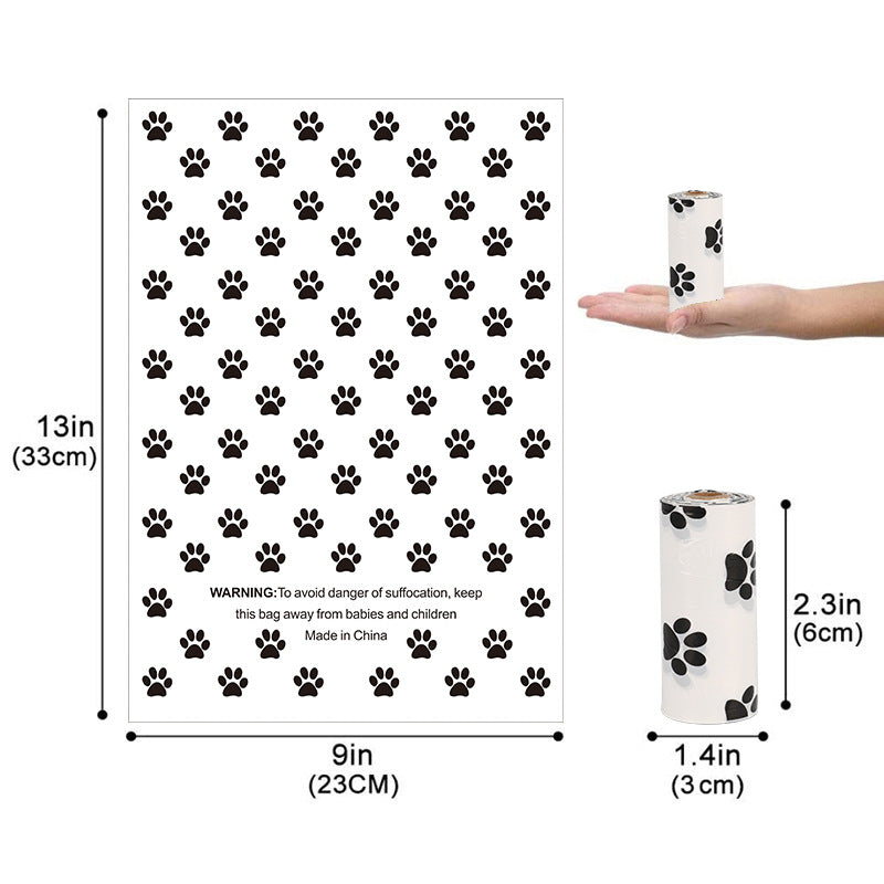 Dog Poop Bag Rolls - White