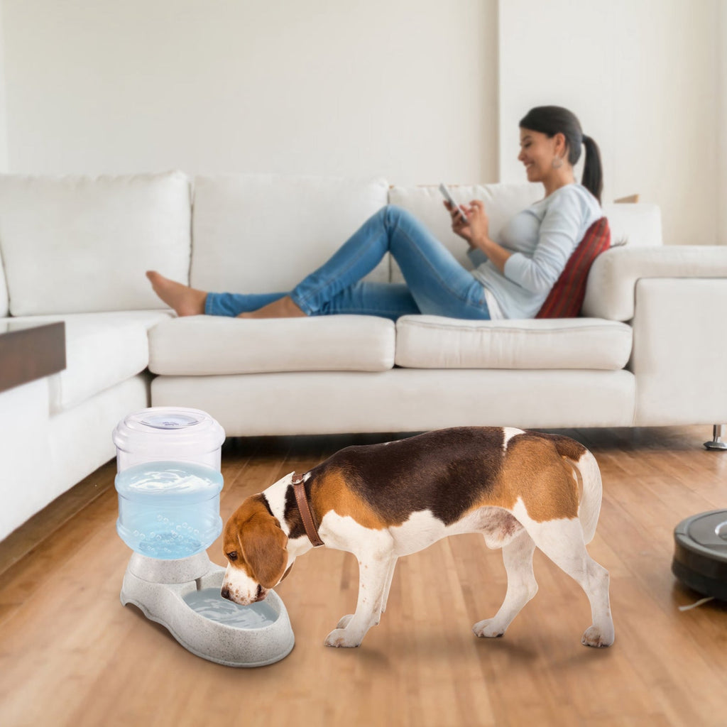 3.5L 1Gal Pet Water Dispenser Self-Dispensing Gravity Pets Water Feeder Automatic Pet Waterer Cat Dog image 8