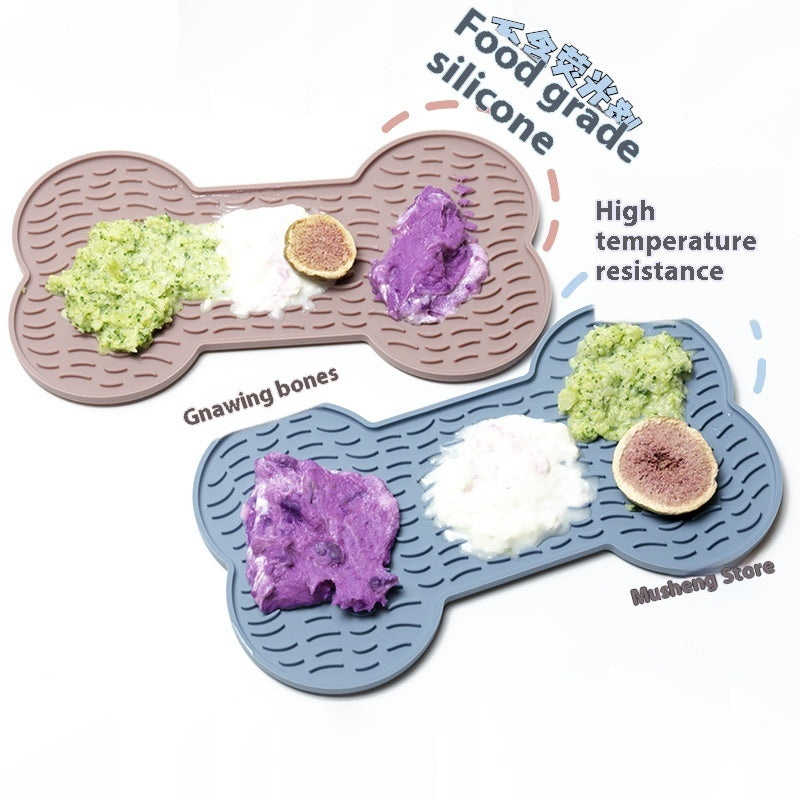 Dog Licking Slow Food Mat Silicone Toy image 1