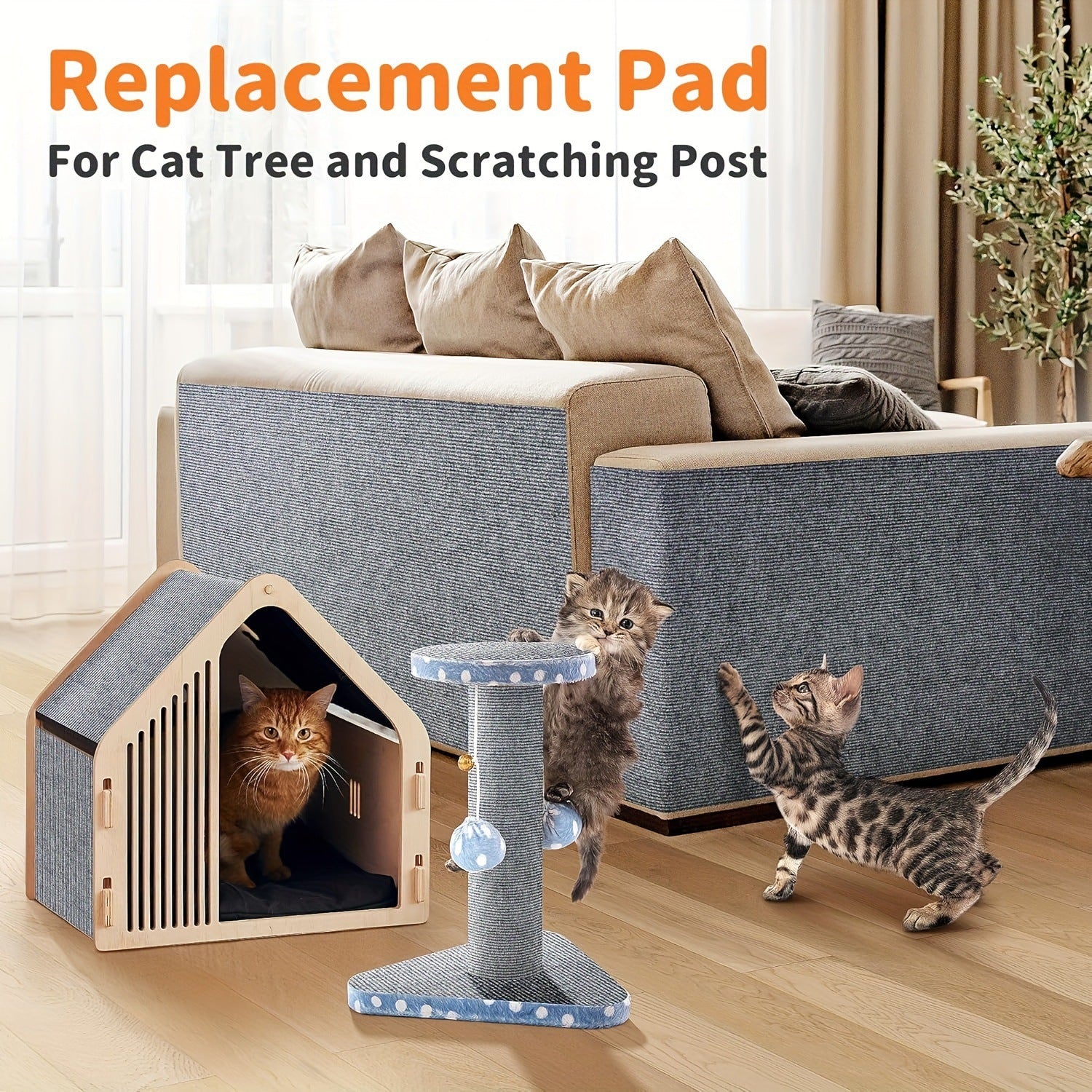 Cat Scratch Pad - Durable & Fun image 1