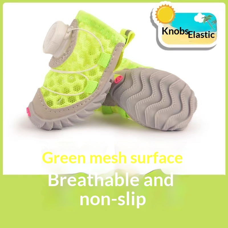 Soft Bottom Dog Shoes - 4pcs image 11
