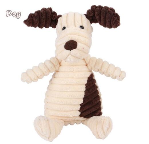 Vocal Animal Plush for Pet Dog Molar Teeth Cleaning Training image 9