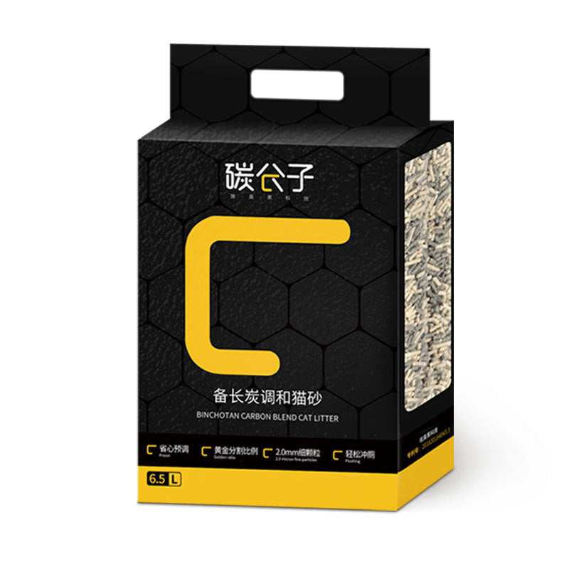 Carbon molecule blending cat litter image 4