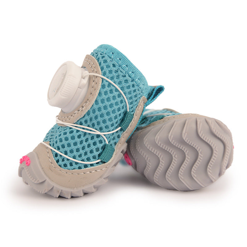 Soft Bottom Dog Shoes - 4pcs image 7