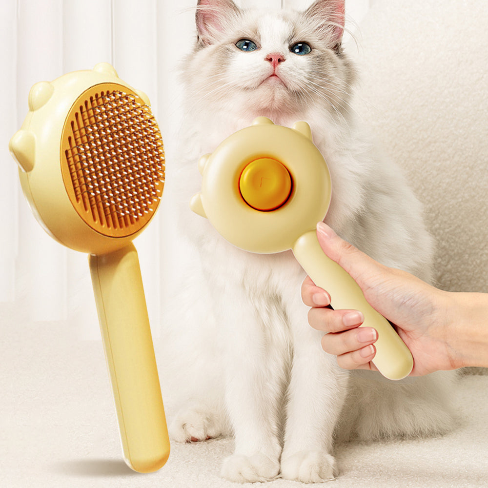Pet Grooming Brush - Massage & Deshedding Comb image 1