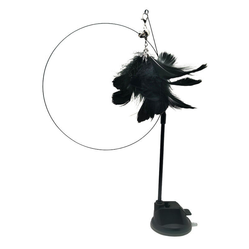 Steel Wire Feather Cat Teaser Wand image 6