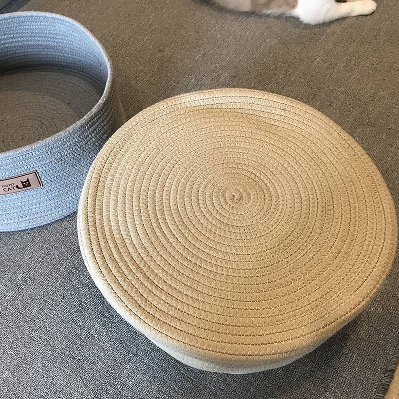 Handmade cotton rope cat litter image 4