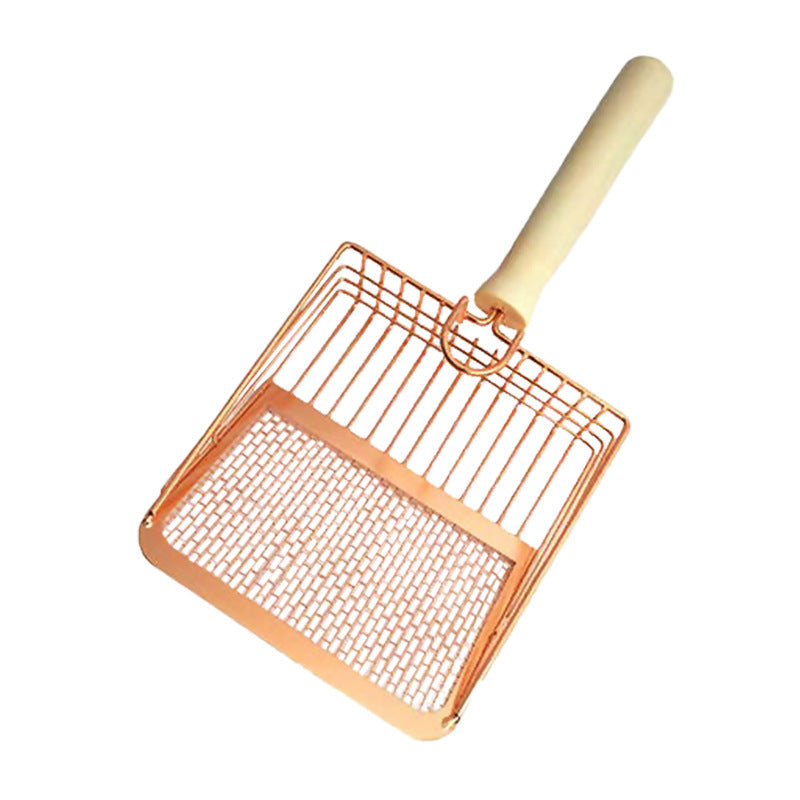Pet Poops Shovel Comfortable Grip Cat Litter Shovel Cat Surface Supplies Cat Scooper Stainless Increased Litter Steel image 7