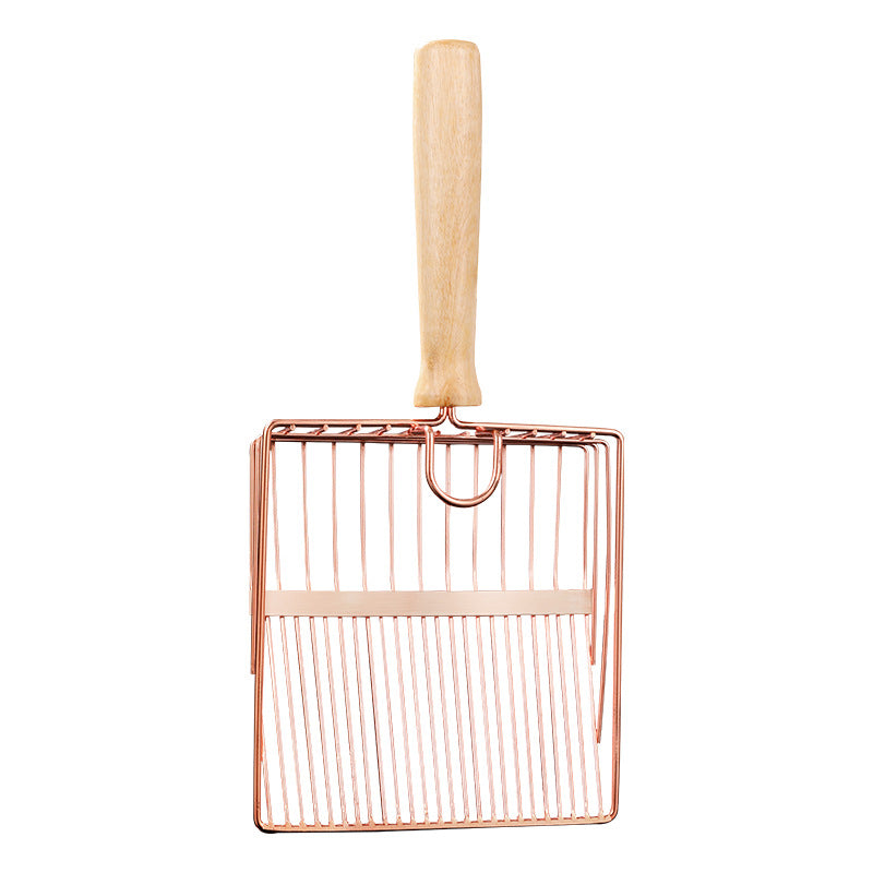 Pet Poops Shovel Comfortable Grip Cat Litter Shovel Cat Surface Supplies Cat Scooper Stainless Increased Litter Steel image 6