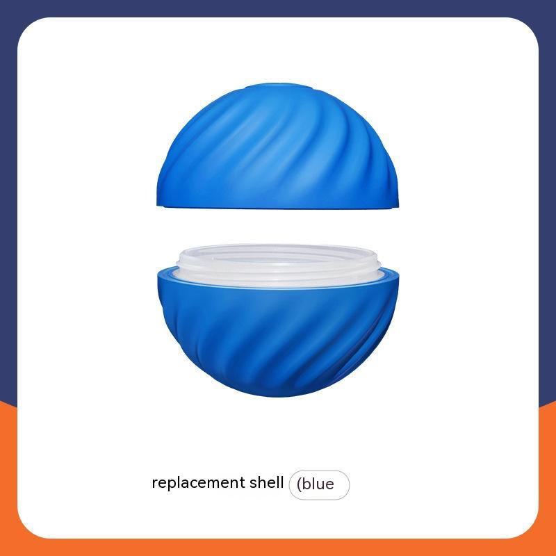 Durable Rubber Dog Chew Ball - Replacement Shell Blue