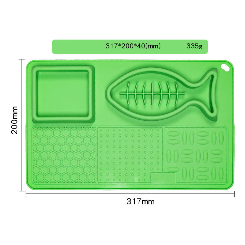 Multifunction Pet Slow Feeder Bowls Dog Licking Mat With Suction Cups For Anxiety Relief Dog Cat Water Drinking Eating Food image 8