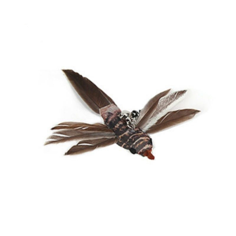 Steel Wire Feather Cat Teaser Wand image 16