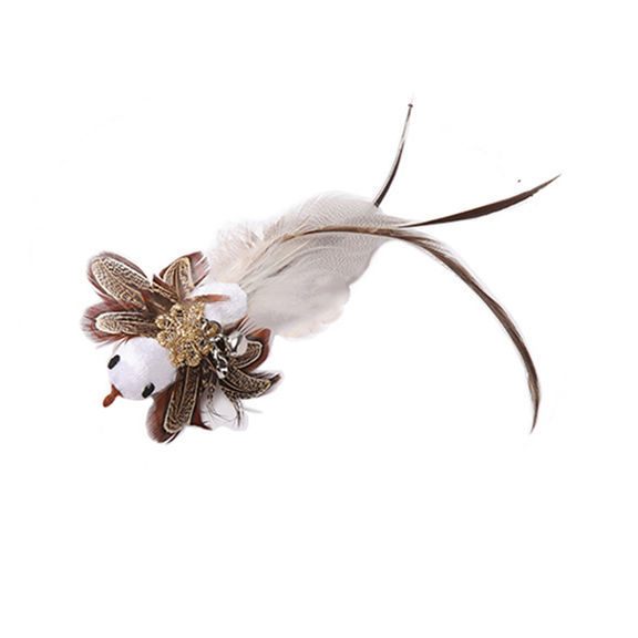 Steel Wire Feather Cat Teaser Wand image 20