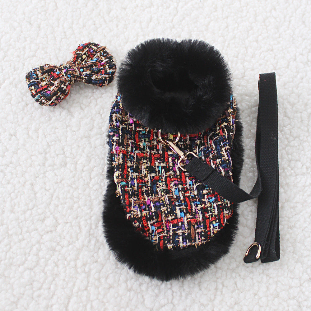 Dog Classic Style Cloak Pet Chest Strap Hand Holding Rope image 5