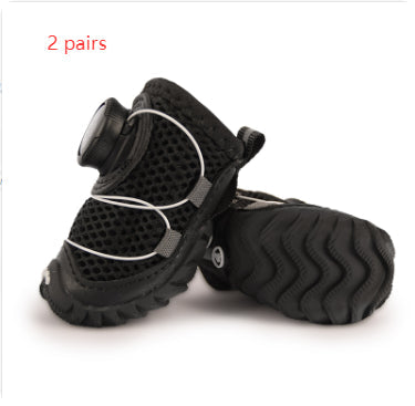 Soft Bottom Dog Shoes - 4pcs image 6