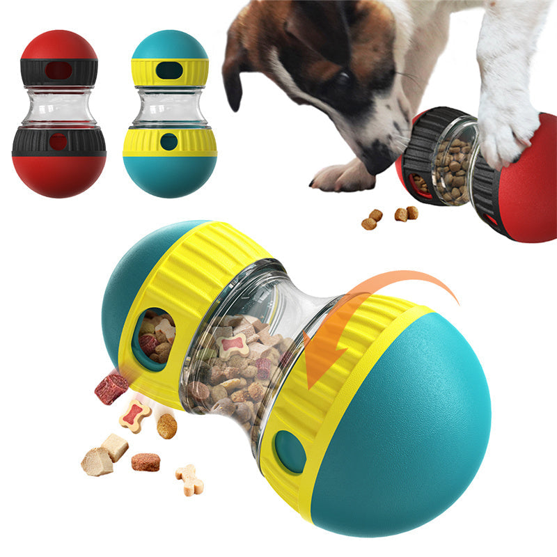 Food Dispensing Dog Toy Tumbler Leaky Food Ball Puzzle Toys Interactive Slowly Feeding Protect Stomach Increase Intelligence Pets Toy Pet Products image 1