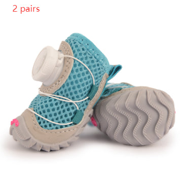 Soft Bottom Dog Shoes - 4pcs image 8
