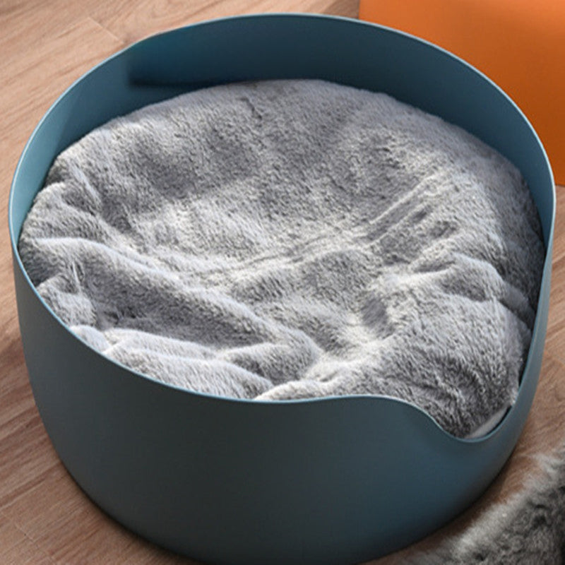 Cat Nest, Cat Scratching Board, Cat Scratching Bowl, All-season Universal Pet Supplies, Thick Plush Mat, One Nest For Two Uses image 3