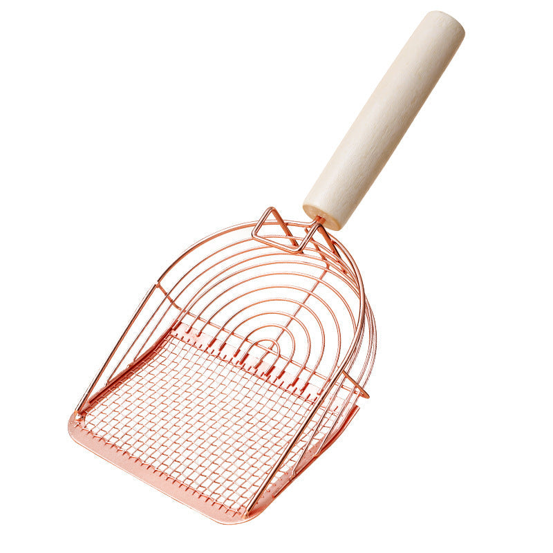 Pet Poops Shovel Comfortable Grip Cat Litter Shovel Cat Surface Supplies Cat Scooper Stainless Increased Litter Steel image 5