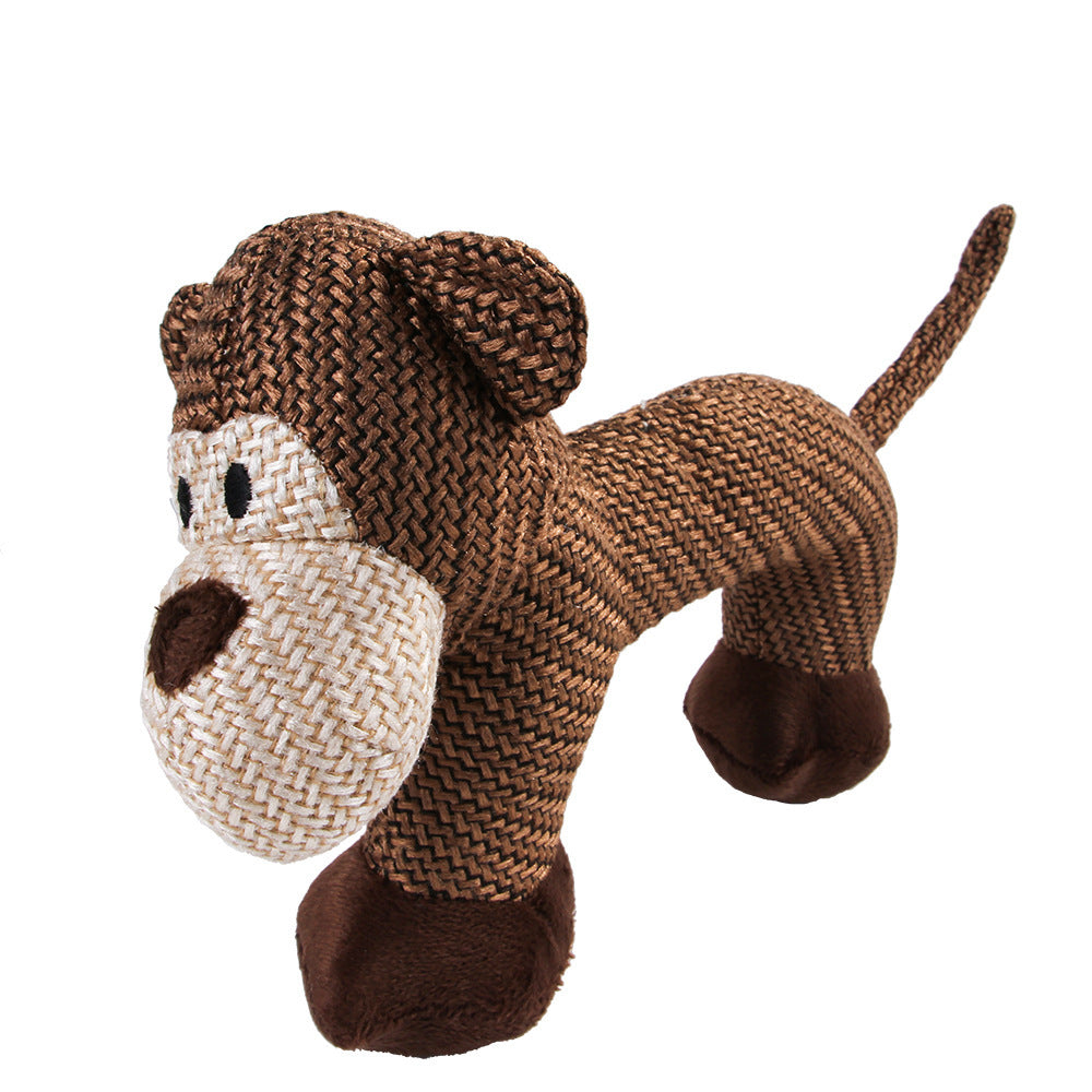 Large Dog Squeaky Toys Stuffed Animal Dog Plush Toy Dog Interactive Toy - Plush Dogs Chew Toy Stimulating Squeaky Pet Toys For Medium Large Dogs Puppy image 9