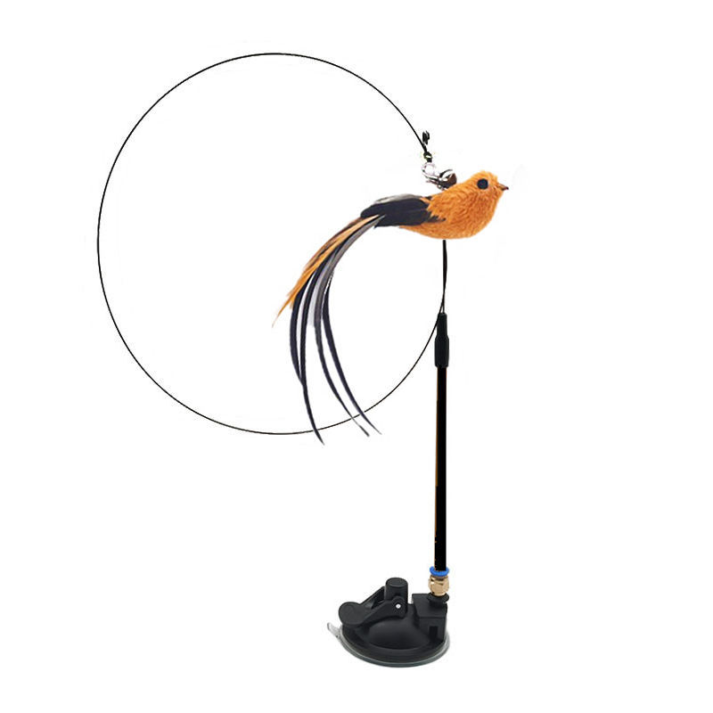 Steel Wire Feather Cat Teaser Wand image 10