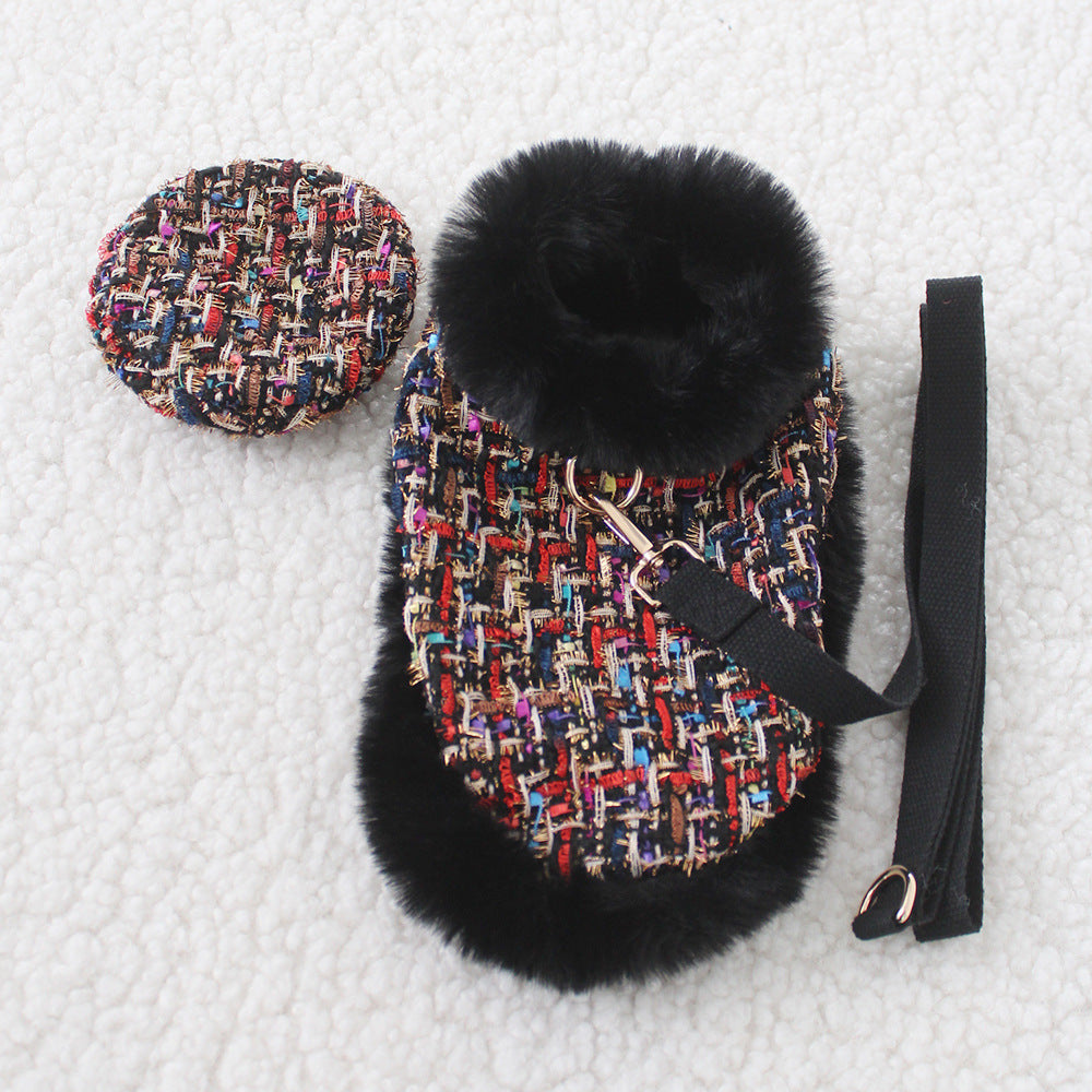Dog Classic Style Cloak Pet Chest Strap Hand Holding Rope image 4