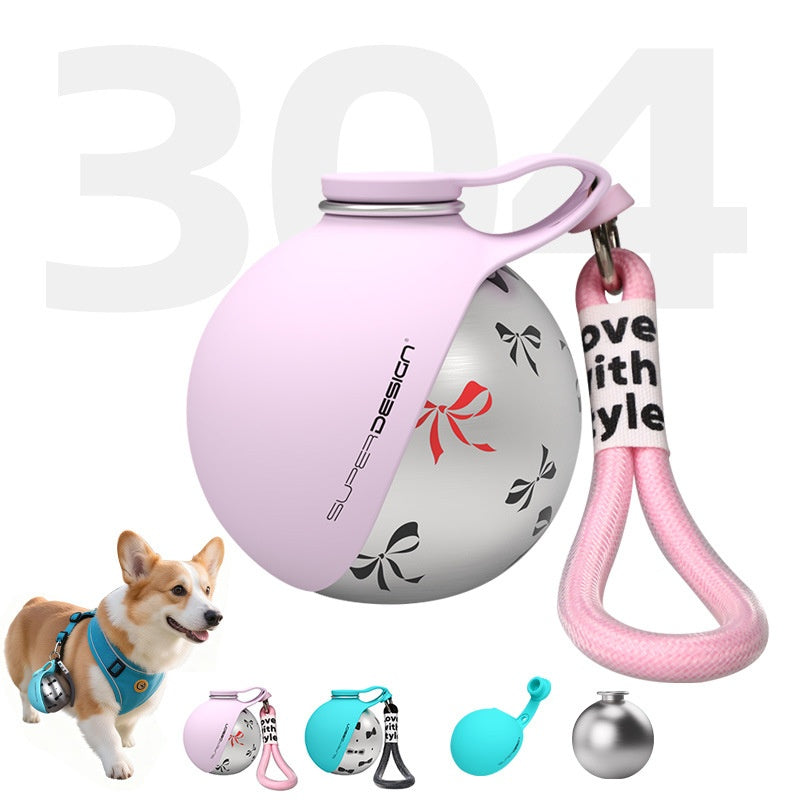 Portable Stainless Steel Pet Water Bottle image 2