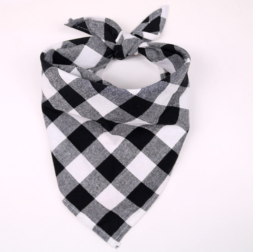 Pet Triangle Towel Big Dog Saliva Towel Classic image 2