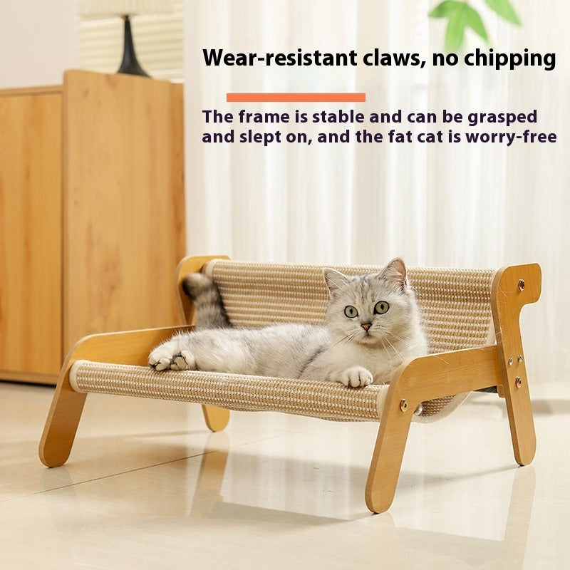 Cat Litter Integrated Scratch-resistant Cat Scratch Board image 1